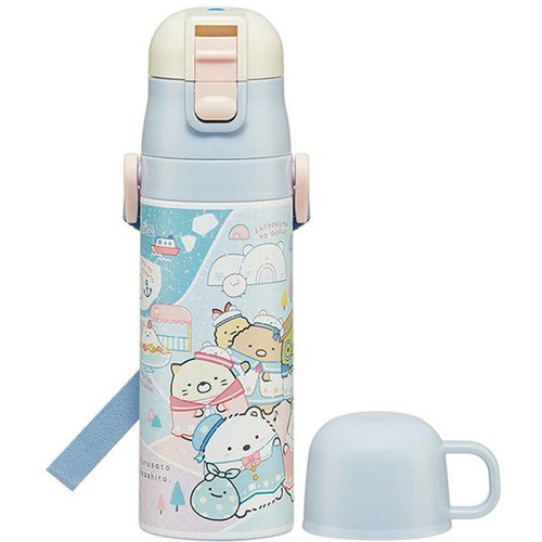 すみっコぐらし 超軽量2WAYステンレスボトル 470ml/430ml しろくまのふるさと SKDC4