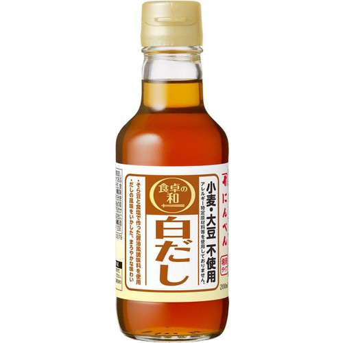 にんべん 食卓の和 小麦・大豆不使用 白だし 200ml