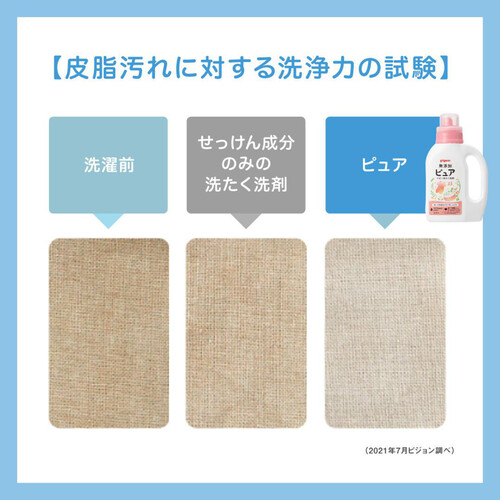 ピジョン 赤ちゃんの洗たく用洗剤ピュア 詰めかえ用2回分 1440ml