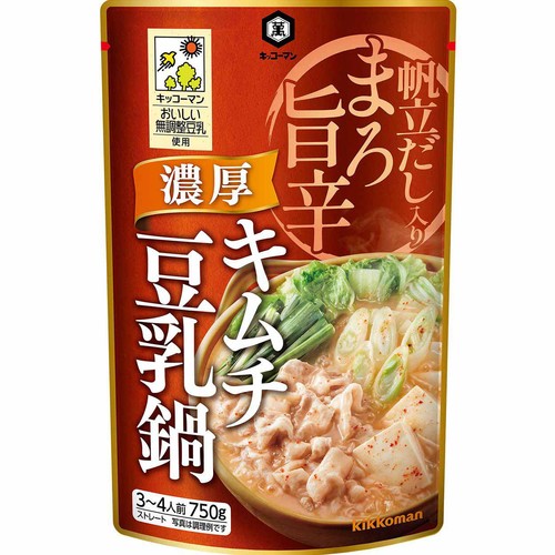 キッコーマン 濃厚キムチ豆乳鍋 3～4人前 750g