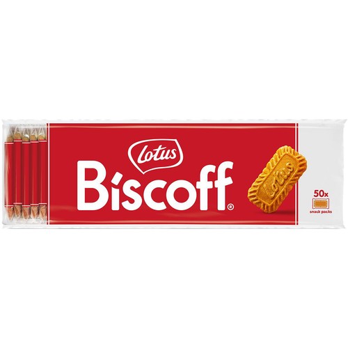 ロータス ビスコフ オリジナルカラメルビスケット 50袋入(312.5g)
