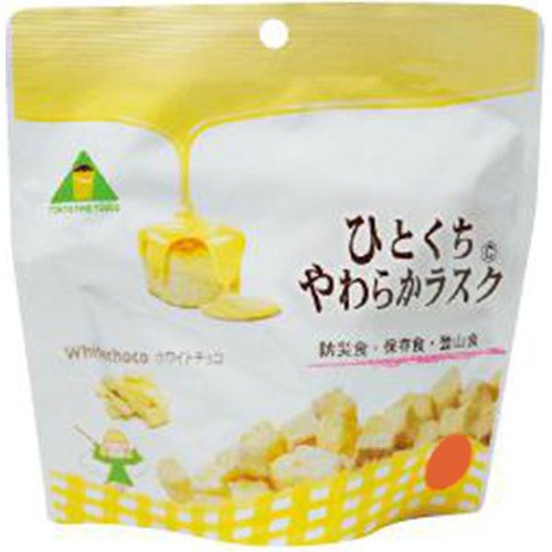 ひとくちやわらかラスク ホワイトチョコ 70g
