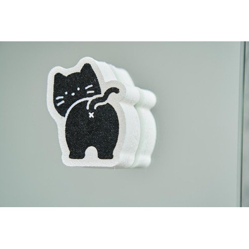 アイセン 貼りつく鏡磨き おしりねこ 1個