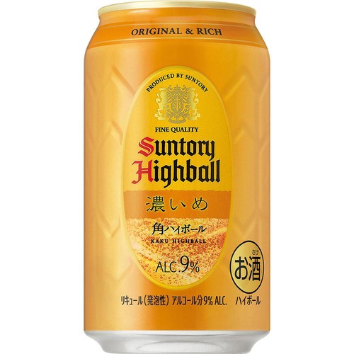 9％】 サントリー 角ハイボール濃いめ 1ケース 350ml x 24本 Green