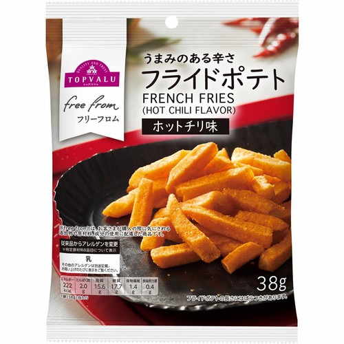 フリーフロム フライドポテトホットチリ味 38g トップバリュ