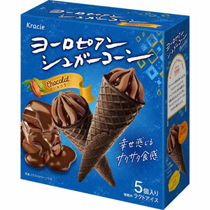 クラシエ ヨーロピアンシュガーコーン ショコラ 56ml x 5個入 Green