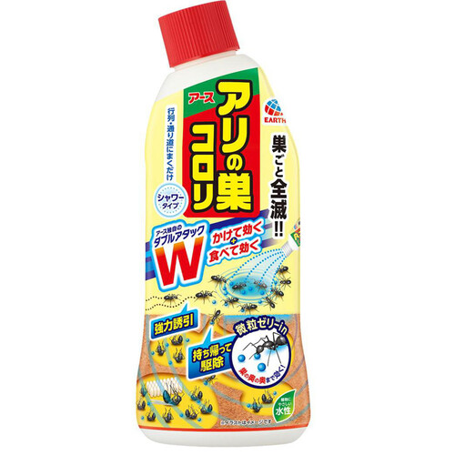 アース製薬 アリの巣コロリ 蟻用 駆除スプレー シャワータイプ 500ml