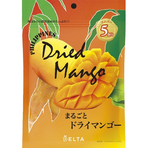 デルタインターナショナル フィリピン産まるごとドライマンゴー 130g