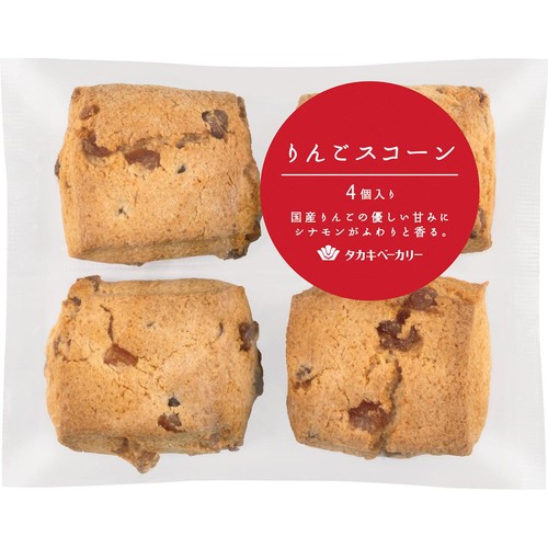 スコーンページ タカキベーカリー りんごスコーン 4個 Green Beans | グリーンビーンズ