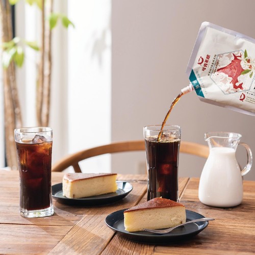 ユニマットライフ 可否茶館 アイスコーヒー パウチタイプ 無糖 1000ml