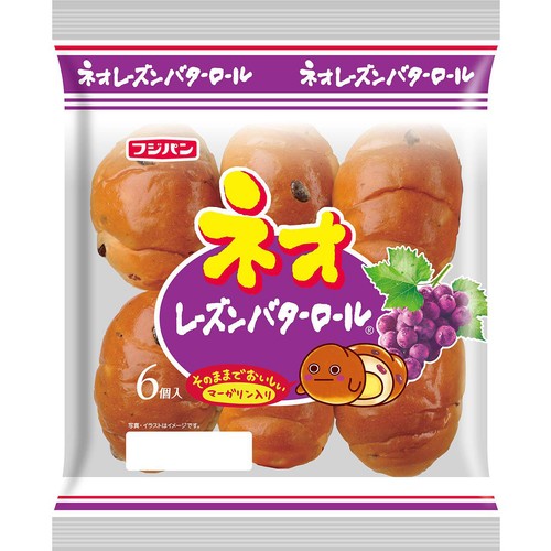 フジパン ネオレーズンバターロール 6個入