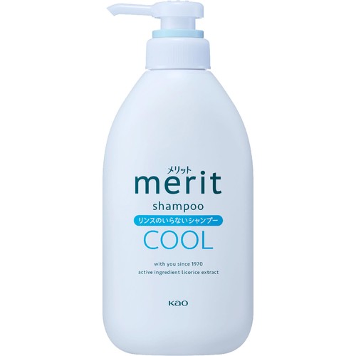 花王 メリット リンスのいらないシャンプークールタイプ ポンプ 450ml
