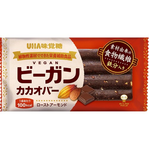 UHA味覚糖 ビーガンカカオバー ローストアーモンド 1本