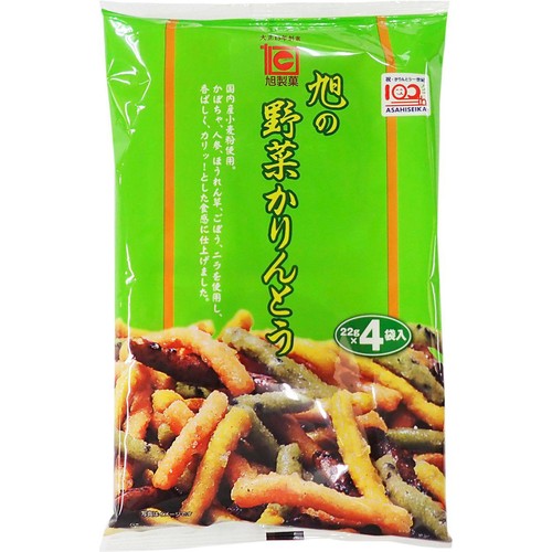 旭製菓 旭の野菜かりんとう 4パック 88g