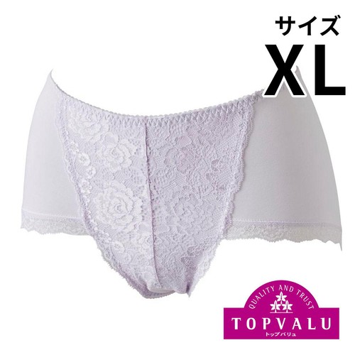 ショーツクローゼット お腹サポートショーツ ふつう 婦人 ライトパープル XL トップバリュ
