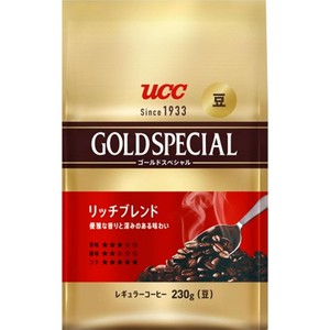 UCC上島珈琲 【豆】ゴールドスペシャル リッチブレンド 230g Green