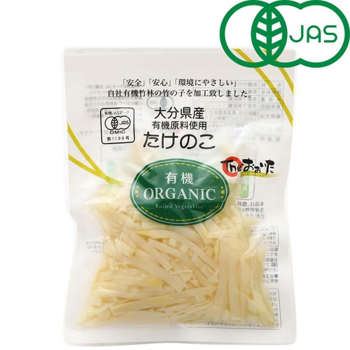 【有機】クローバー食品 たけのこ細切り水煮 80g