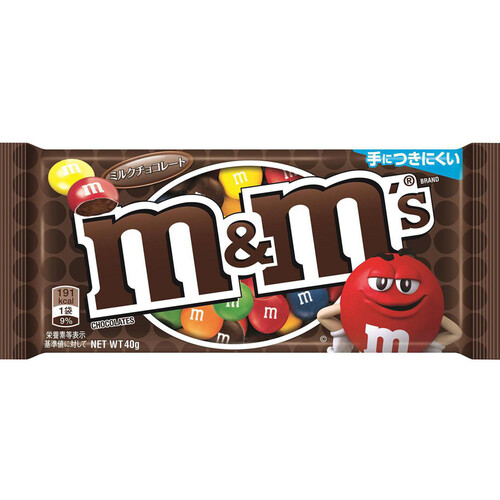 マースジャパン M&M'Sミルクチョコレートシングル 40g