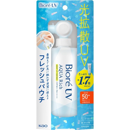 花王 ビオレ UV アクアリッチ ライトアップエッセンス フレッシュパウチ 120g