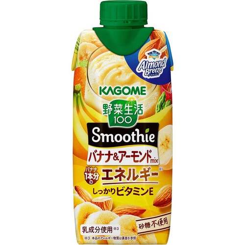 カゴメ 野菜生活 バナナ & アーモンドスムージー 330ml