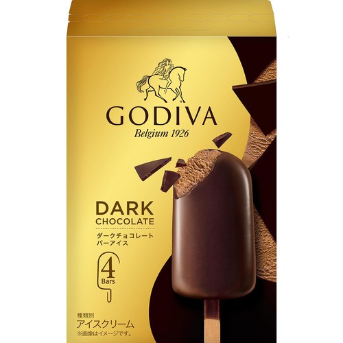 ゴディバ ダークチョコレート バーアイス 60ml x 4本入