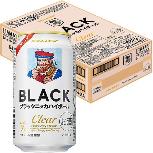 【7%】アサヒ ブラックニッカハイボール 1ケース 350ml x 24本