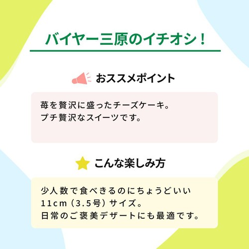ル・カレン BOX 苺盛チーズケーキ【冷凍】 1個