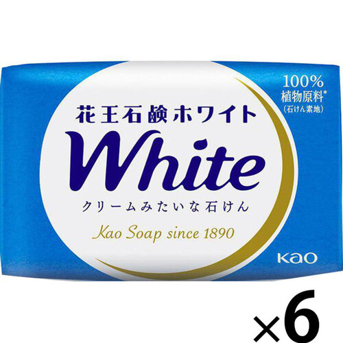 花王 石鹸ホワイト 普通サイズ 85g x 6個 Green Beans | グリーン