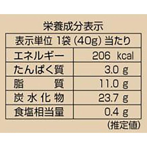 スイートボックス フライドポテト しお味 40g