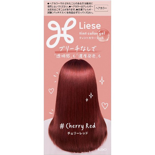 花王 リーゼ ティントカラージェル #チェリーレッド