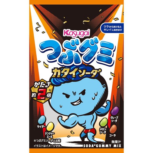 春日井製菓 つぶグミカタイソーダ 70g