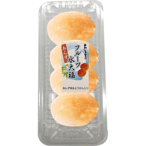 あわしま堂 フルーツ水大福(あんず) 4個
