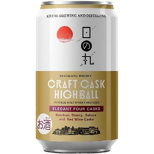 【7%】 日の丸ウイスキー クラフトカスクハイボール エレガントフォーカスク 355ml