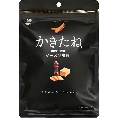 阿部幸製菓 かきたね no.004 チーズ黒胡椒 60g