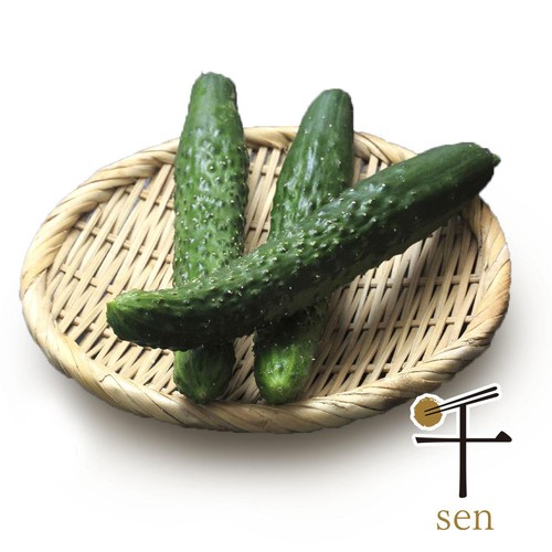 【きゅうり】 千葉県千葉市産 イボイボきゅうり(四葉胡瓜) 3本 Green Beans
