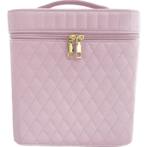 粧美堂 合皮バニティケース ライラックピンク Green Beans | グリーン