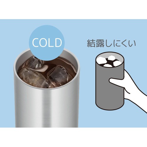 サーモス 真空断熱タンブラー340ml メタリックブラック JDW340C MBK