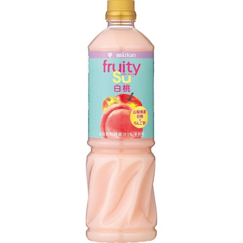 キリツテイン みつもも ミツカン 業務用フルーティス りんご酢白桃 6倍濃縮タイプ 1000ml