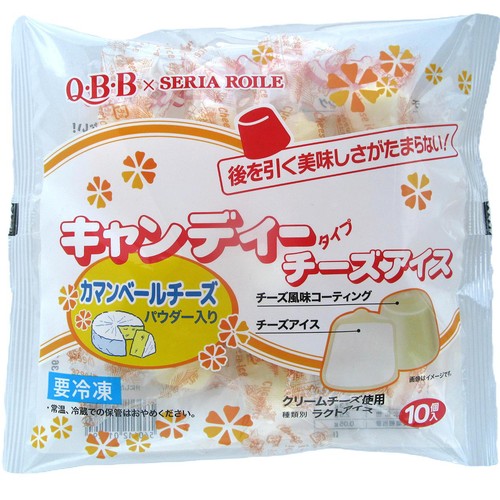 セリア・ロイル QBBキャンディータイプチーズアイス 10ml x 10個