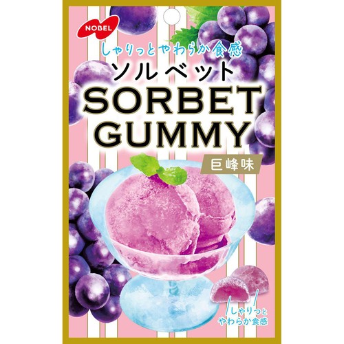 ノーベル製菓 ソルベットグミ巨峰味 50g