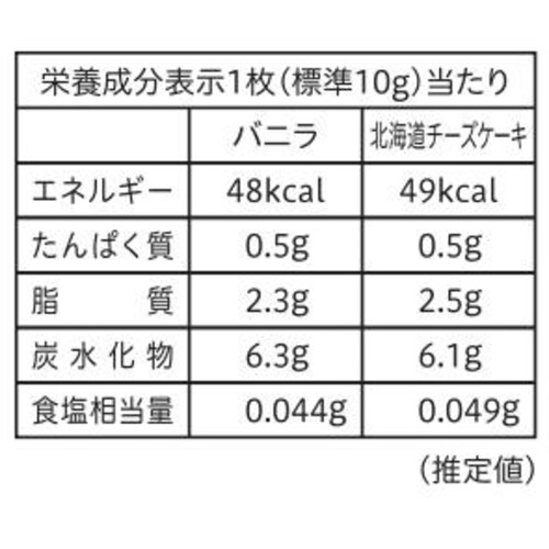 不二家 カントリーマアム バニラ&北海道チーズケーキ 17枚入