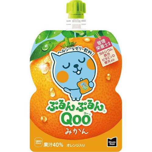 コカ・コーラ ぷるんぷるんQooみかん 125g Green Beans | グリーン