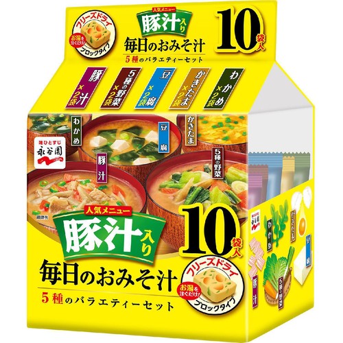 永谷園 毎日のおみそ汁 豚汁入り 10袋入