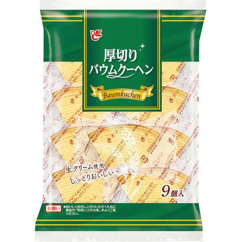 エースベーカリー 厚切りバウムクーヘン 9個入