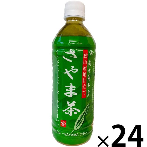 新井園本店 さやま茶 1ケース 500ml x 24本 Green Beans | グリーン
