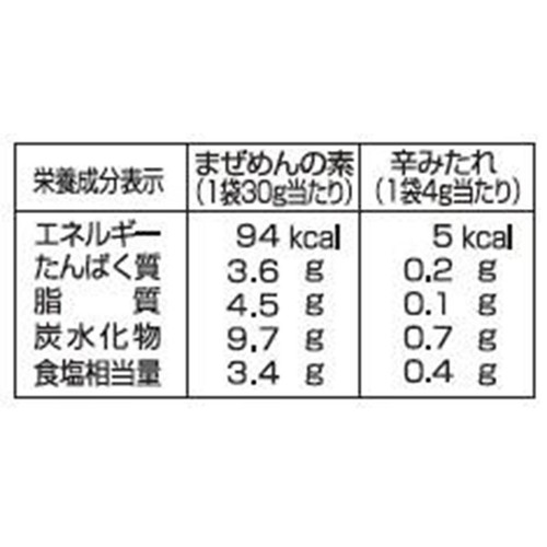 イチビキ 赤から 担々まぜめんの素  1人前 x 2袋(68g)