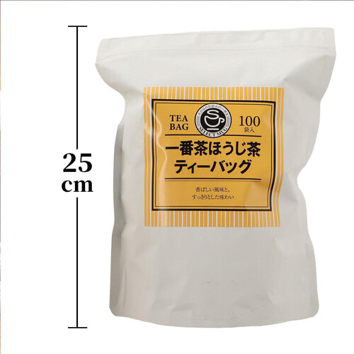 日本茶販売 一番茶ほうじ茶ティーバッグ 100袋入