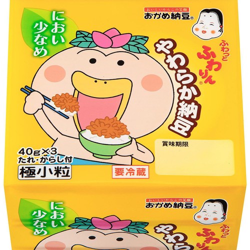 タカノフーズ おかめ納豆 ふわりんやわらか納豆 40g x 3個