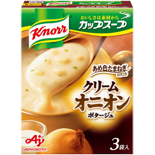 味の素 クノール カップスープ クリームオニオンポタージュ 3袋入