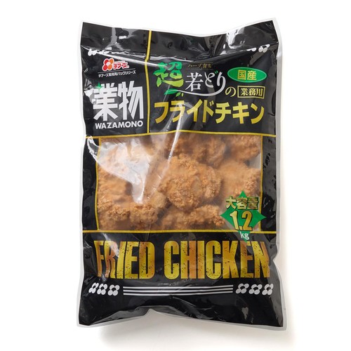 冷凍】 業物 業務用国産超若どりフライドチキン 1.2kg Green Beans